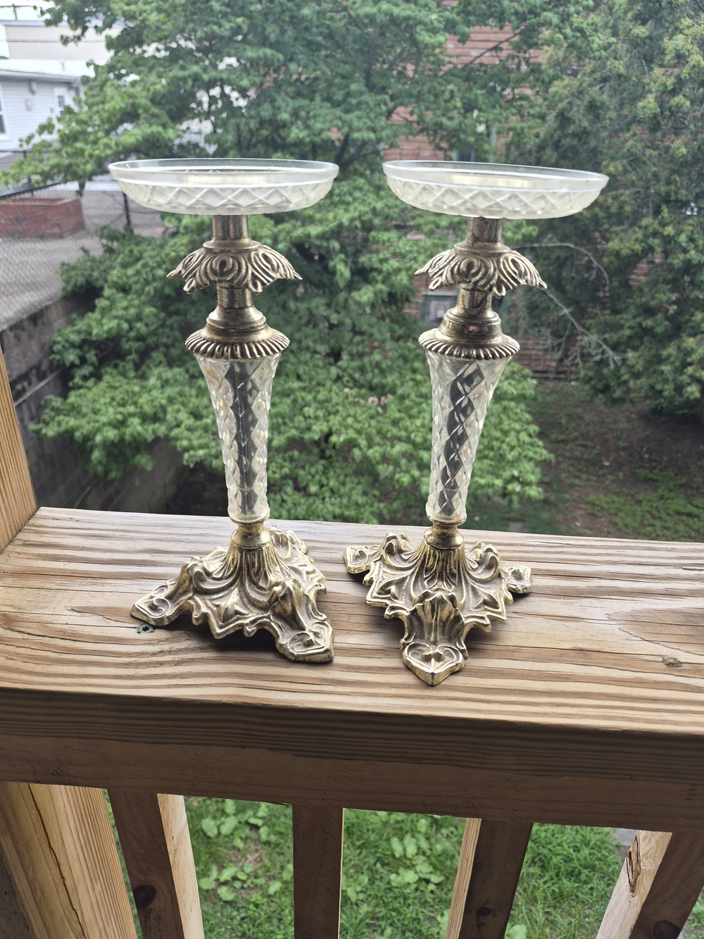 Vintage Victorian Candel Holders